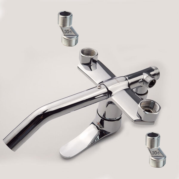 Chân kết nối Sen cây tắm đứng nóng lạnh Eurolife EL-S922 Đồng mạ Chrome