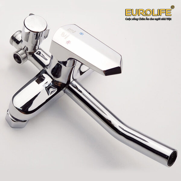 Lớp mạ Sen cây tắm đứng nóng lạnh Eurolife EL-S924 Đồng mạ Chrome