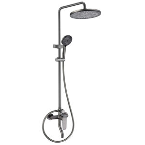 Sen cây tắm đứng nóng lạnh Eurolife EL-S929 Đồng mạ tĩnh điện màu xám
