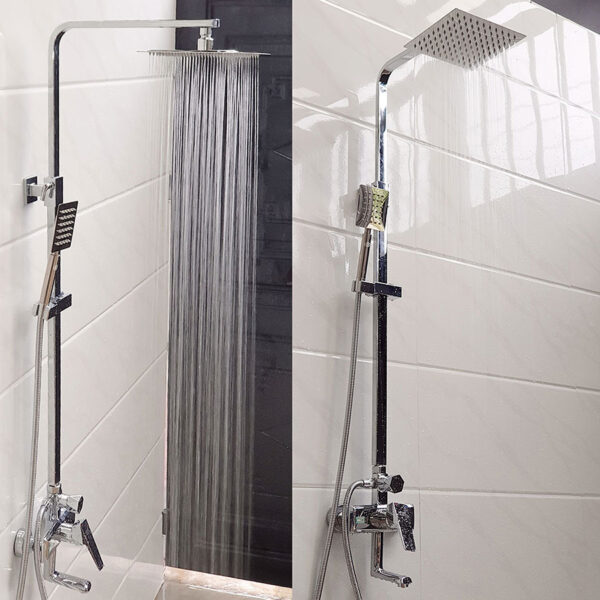Sen cây tắm đứng nóng lạnh Eurolife EL-SC910 Đồng mạ Chrome