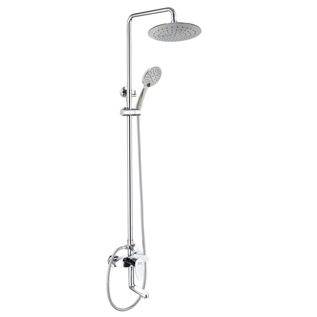 Sen cây tắm đứng nóng lạnh Eurolife EL-SC912 Đồng mạ Chrome
