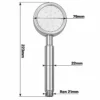 Bản vẽ kỹ thuật tay sen Eurolife EL-119SH với mặt tròn 79mm, dài 223mm, thân 22mm và ren 21mm
