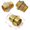 Bát gắn bằng Đồng thau của vòi rửa chén nóng lạnh Eurolife EL-KM01, thiết kế ren chắc chắn, hỗ trợ cố định vòi trên chậu hoặc mặt đá bếp.