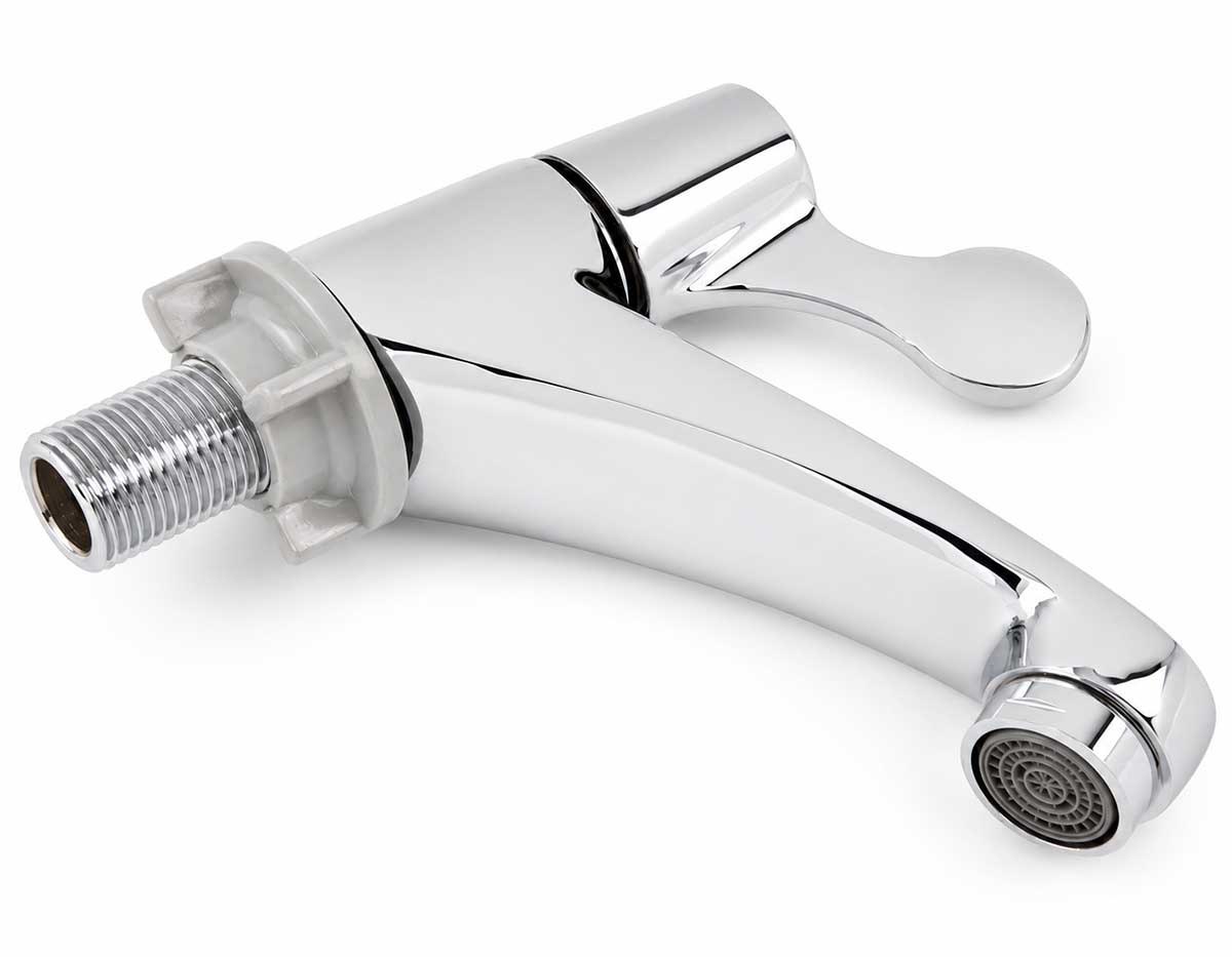 Bề mặt mạ Chrome sáng bóng trên vòi lavabo bằng đồng Eurolife EL-LL113 