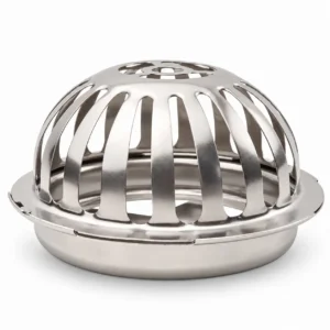 cầu chắn rác inox SUS 304 phi 114 Eurolife EL-CR03 mặt Ø120 mm thân dưới Ø103 mm