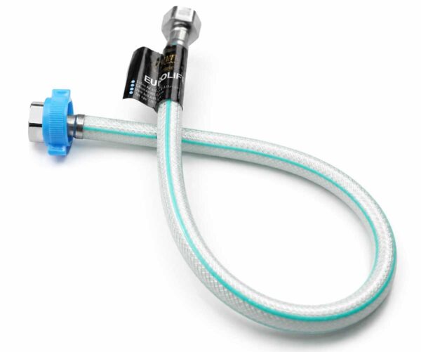 Lớp bố dù đan chéo trên Eurolife EL-DN50 và EL-DN60 gia cường thân ống, hỗ trợ hạn chế phồng, đứt hoặc bể dưới áp lực nước.