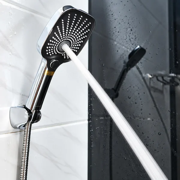 Chế độ phun 1 dòng lớn tạo bọt trên tay sen 3 chế độ Eurolife EL-127SH-T