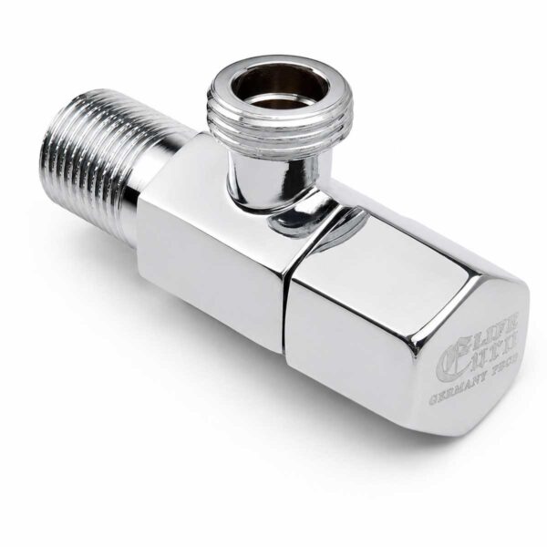 Đầu ra ren ngoài 21mm của van góc Eurolife EL-VG01 được thiết kế để kết nối với dây cấp nước có kích thước tương thích.