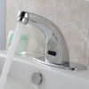 Dòng chảy tạo bọt của vòi lavabo cảm ứng Eurolife EL-A100 giúp dòng nước êm hơn, giảm văng bắn và nâng cao trải nghiệm rửa tay.