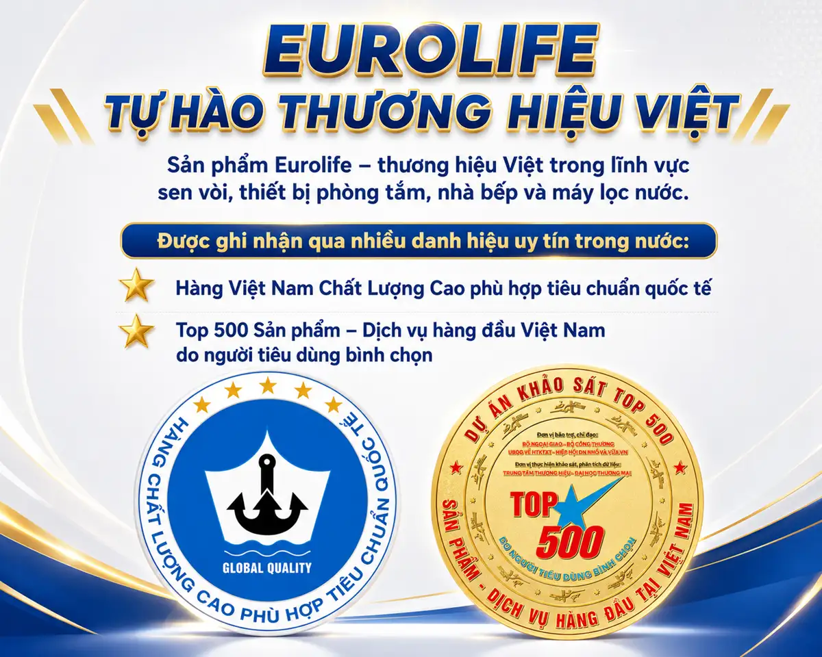 Giới thiệu thương hiệu Eurolife và các danh hiệu được ghi nhận tại Việt Nam