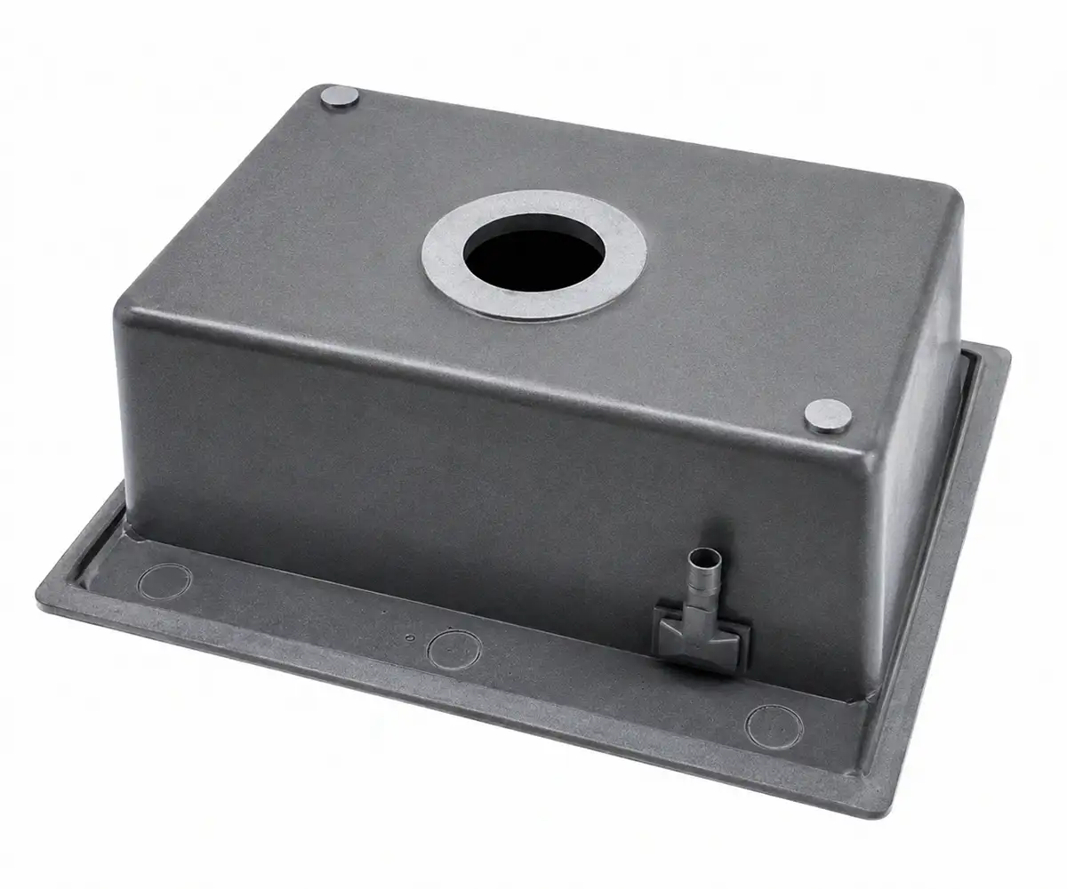 Lỗ chờ vòi và cấu hình phụ kiện chậu đá Eurolife EL-QC6049