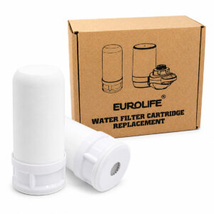 Hình ảnh giới thiệu lõi lọc thay thế Eurolife EL-LL-D10 dành cho máy lọc nước gắn vòi, hoàn thiện gọn đẹp, đóng gói tiêu chuẩn và phù hợp hệ sinh thái sản phẩm Eurolife.