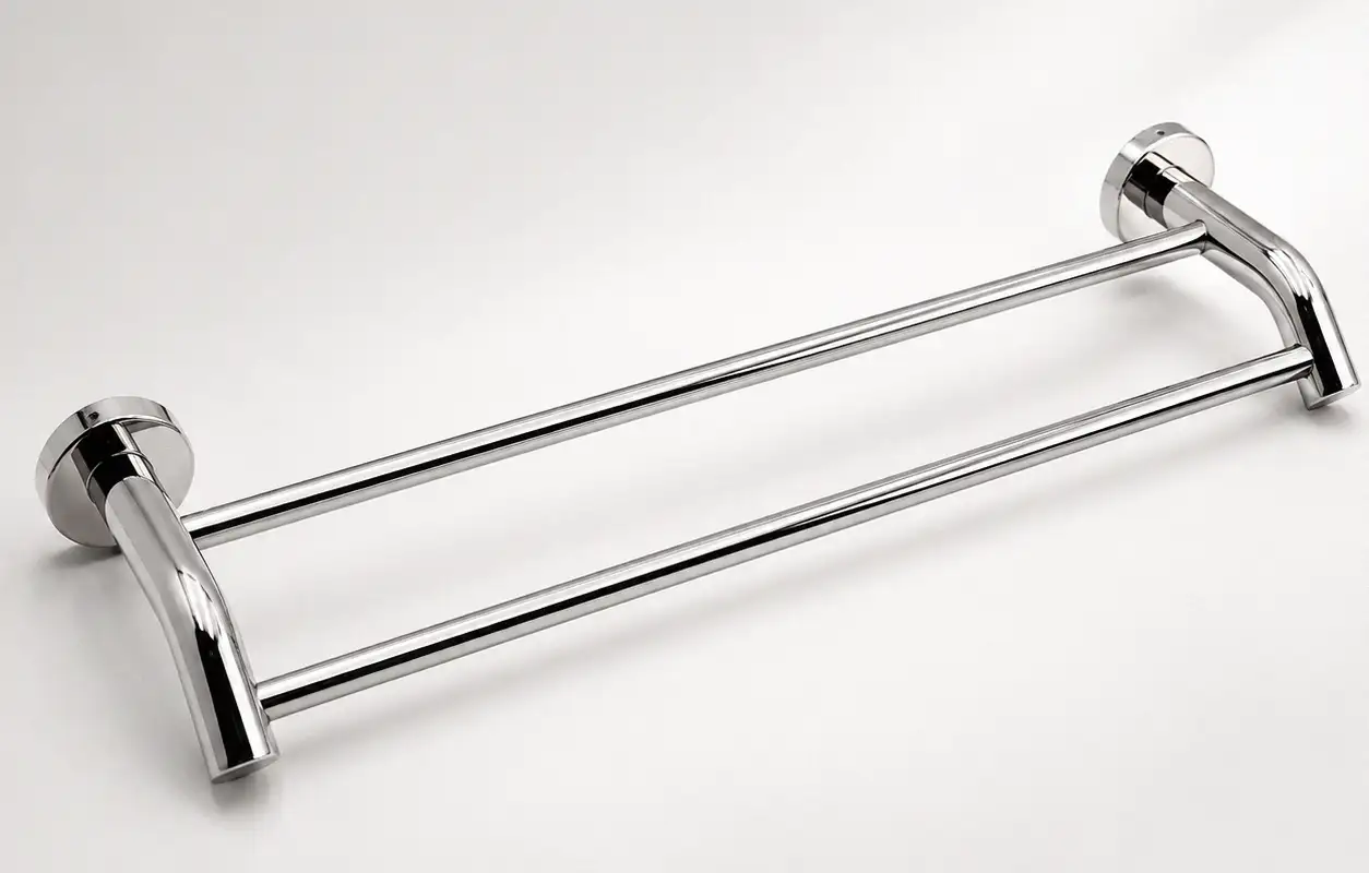 Máng khăn đôi Inox SUS 304 Eurolife EL-B2 thiết kế 2 thanh gắn tường