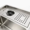 Máy rửa ly tích hợp trên chậu đúc Inox 304 Eurolife EL-LS10050