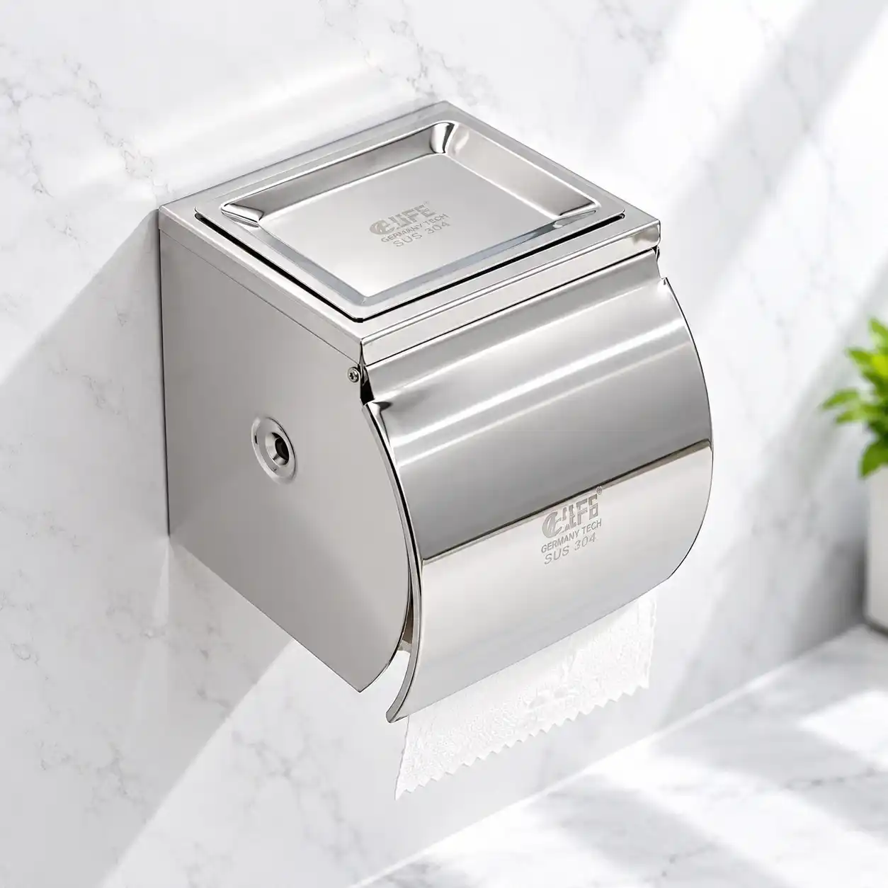 Nắp che giấy của hộp đựng giấy vệ sinh Eurolife EL-P06-4