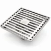 Nắp nan song song của phễu thu sàn inox 304 Eurolife EL-HG04 nhìn từ trên xuống