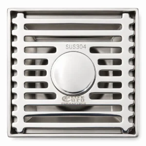 phễu thu sàn 100x100 cho đường xả máy giặt Eurolife EL-HG05