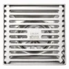 Phễu thu sàn inox 304 100x100mm Eurolife EL-HG04 dạng vuông với nắp nan song song
