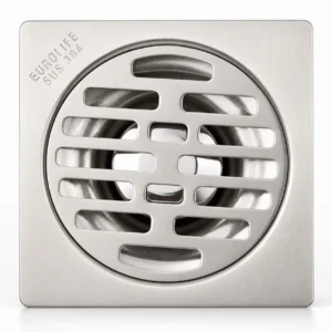 Phễu thu sàn Inox 304 120x120mm Eurolife EL-HG12