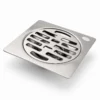 Phễu thu sàn Inox 304 120x120mm Eurolife EL-HG12 cấu trúc mặt vuông