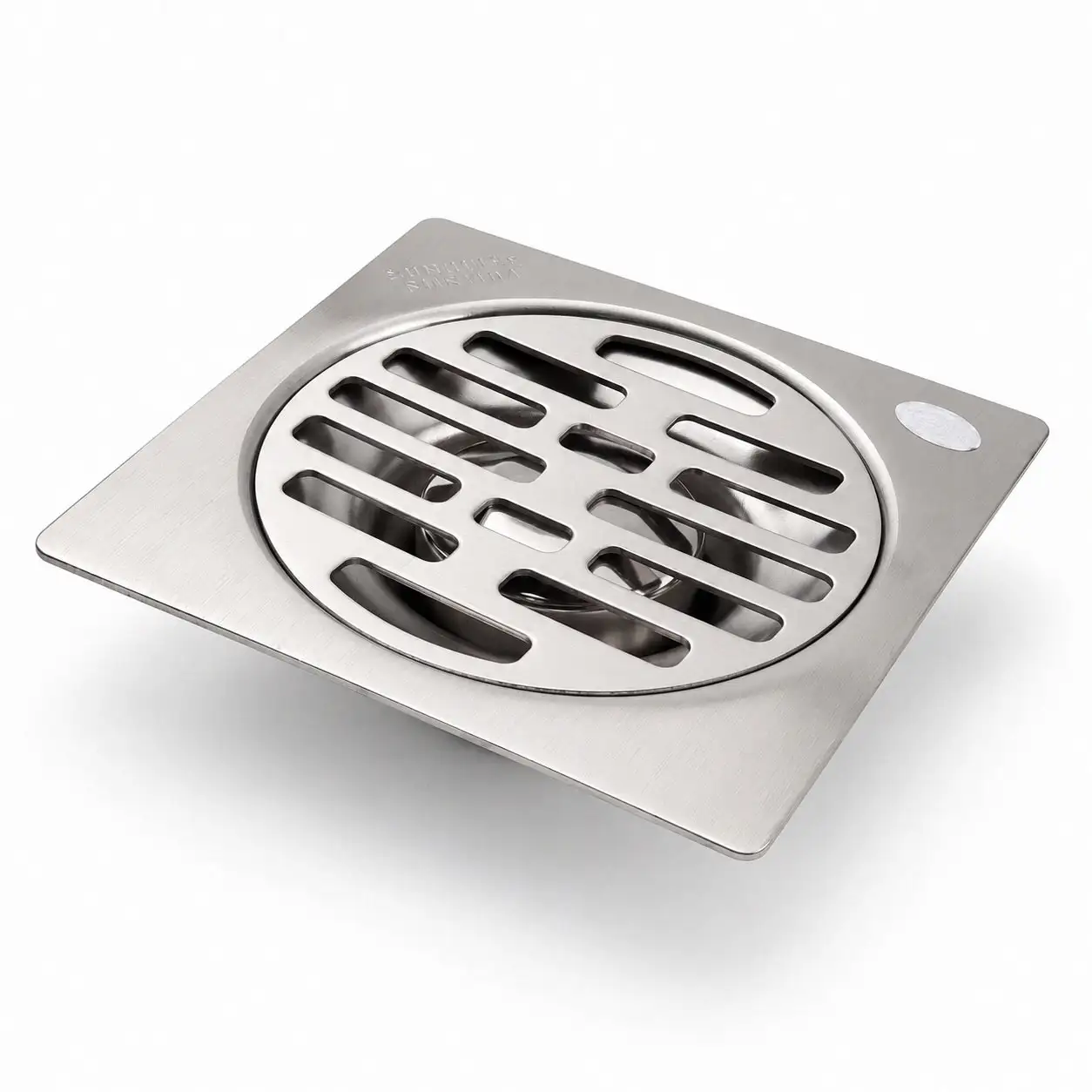 Phễu thu sàn Inox 304 120x120mm Eurolife EL-HG12 cấu trúc mặt vuông