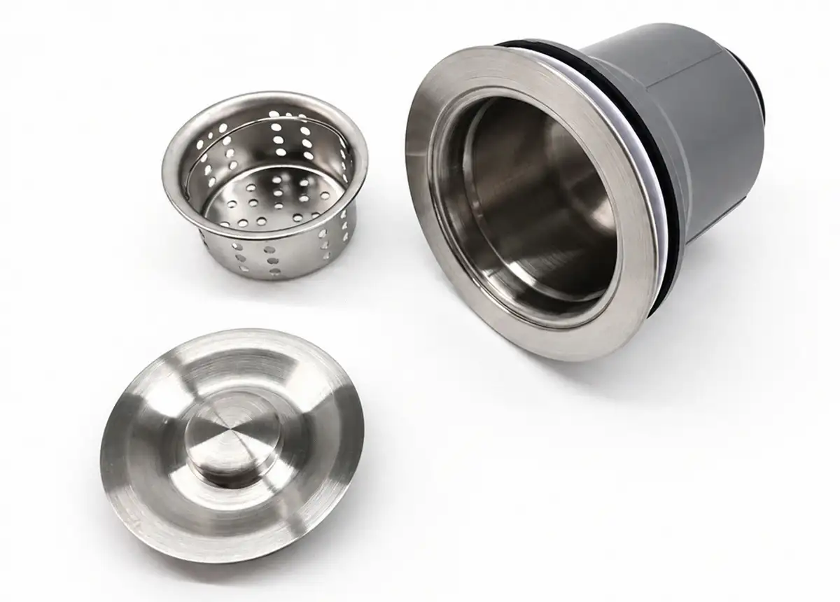 Rốn xả và giỏ lọc rác chậu đá thạch anh Eurolife EL-QC6049