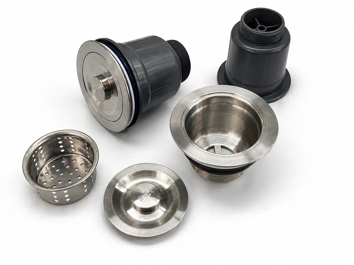 Rốn xả inox chậu đá thạch anh Eurolife EL-QC8349