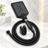 Tay sen Eurolife EL-126SH-D 4 chế độ dòng nước PVD đen mờ