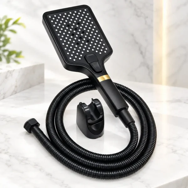 Tay sen Eurolife EL-126SH-D 4 chế độ dòng nước PVD đen mờ