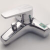 Hình ảnh thân vuông của củ sen Eurolife EL-IRIS 01, thiết kế hiện đại, chất liệu đồng H61 mạ Chrome, phù hợp nhiều không gian phòng tắm.