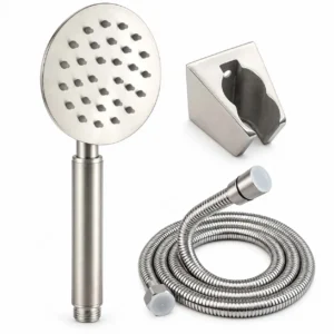 Thông số bộ tay dây sen Eurolife EL-110SH với tay sen Inox SUS 304 Satin, dây sen và bát gác