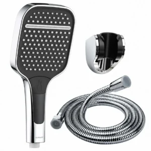 Thông số bộ dây tay sen Eurolife EL-128SH-T gồm tay sen 3 chế độ dây sen 150 cm và bát gác mạ Chrome