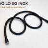 Dây xịt Eurolife EL-X11-D có vỏ lò xo Inox hoàn thiện PVD đen mờ, thiết kế mềm mại và linh động