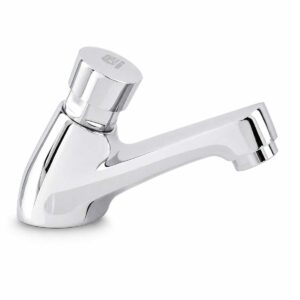Vòi lavabo Eurolife EL-LL119 nhấn hơi tự ngắt mạ Chrome