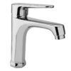 Hình đại diện vòi lavabo nóng lạnh Eurolife EL-7002 với thiết kế 1 chân bo tròn, thân Đồng H61, bề mặt mạ Chrome sáng bóng, tay gạt nóng lạnh tiện dụng và đầu vòi tạo bọt hạn chế văng bắn.