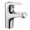 Hình đại diện vòi lavabo nóng lạnh Eurolife EL-IRIS 02 với thiết kế 1 chân, thân Đồng H61 mạ Chrome sáng bóng, kiểu dáng thân tròn kết hợp vuông khỏe khoắn, tay gạt nóng lạnh và đầu vòi tạo bọt.