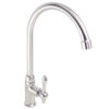 Hình đại diện vòi rửa chén lạnh Eurolife EL-RC02 với thiết kế cần cong, bề mặt mạ Chrome sáng bóng và tay gạt tiện dụng.