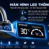 Màn hình LED thông minh trên Eurolife EL-LS-A21 hiển thị nhiệt độ dòng nước, tuổi thọ lõi lọc và hỗ trợ theo dõi trạng thái sử dụng.