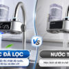 Máy lọc nước đầu vòi Eurolife EL-LS-A21 có 2 chế độ nước gồm nước đã lọc và nước thô, hỗ trợ chuyển đổi linh hoạt theo nhu cầu sử dụng.