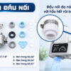 Bộ 6 đầu nối chuyển đổi của máy lọc nước đầu vòi Eurolife EL-LS-A21, hỗ trợ lắp đặt với nhiều mẫu vòi bếp tiêu chuẩn.
