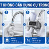 Hướng dẫn lắp đặt máy lọc nước đầu vòi Eurolife EL-LS-A21 với 4 bước cơ bản, phù hợp nhiều vòi bếp tiêu chuẩn.