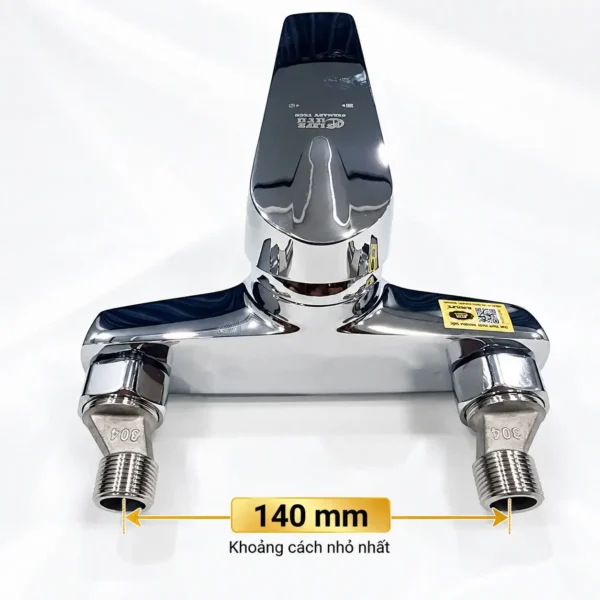 Chân quỳ lệch tâm Eurolife EL-2Z cân chỉnh khoảng cách hai đầu kết nối về mức tối thiểu 140 mm