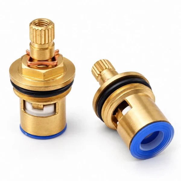 Lõi van Ceramic cho vòi lạnh Eurolife EL-VD25 thân vỏ Đồng H61 với hai góc quan sát